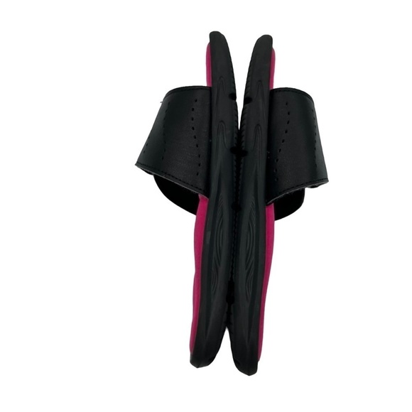 Under Armour Black Pink Surge Ignite IX Memory Foam Slides Size 3 Y Girl's - Picture 5 of 8